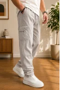 Erkek Baggy Pantolon Gri Cd189