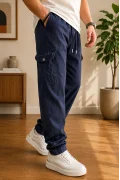 Erkek Baggy Pantolon Lacivert Cd189