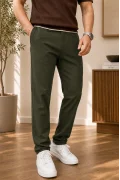 Erkek Slim Fit Pantolon Yeşil Cd190