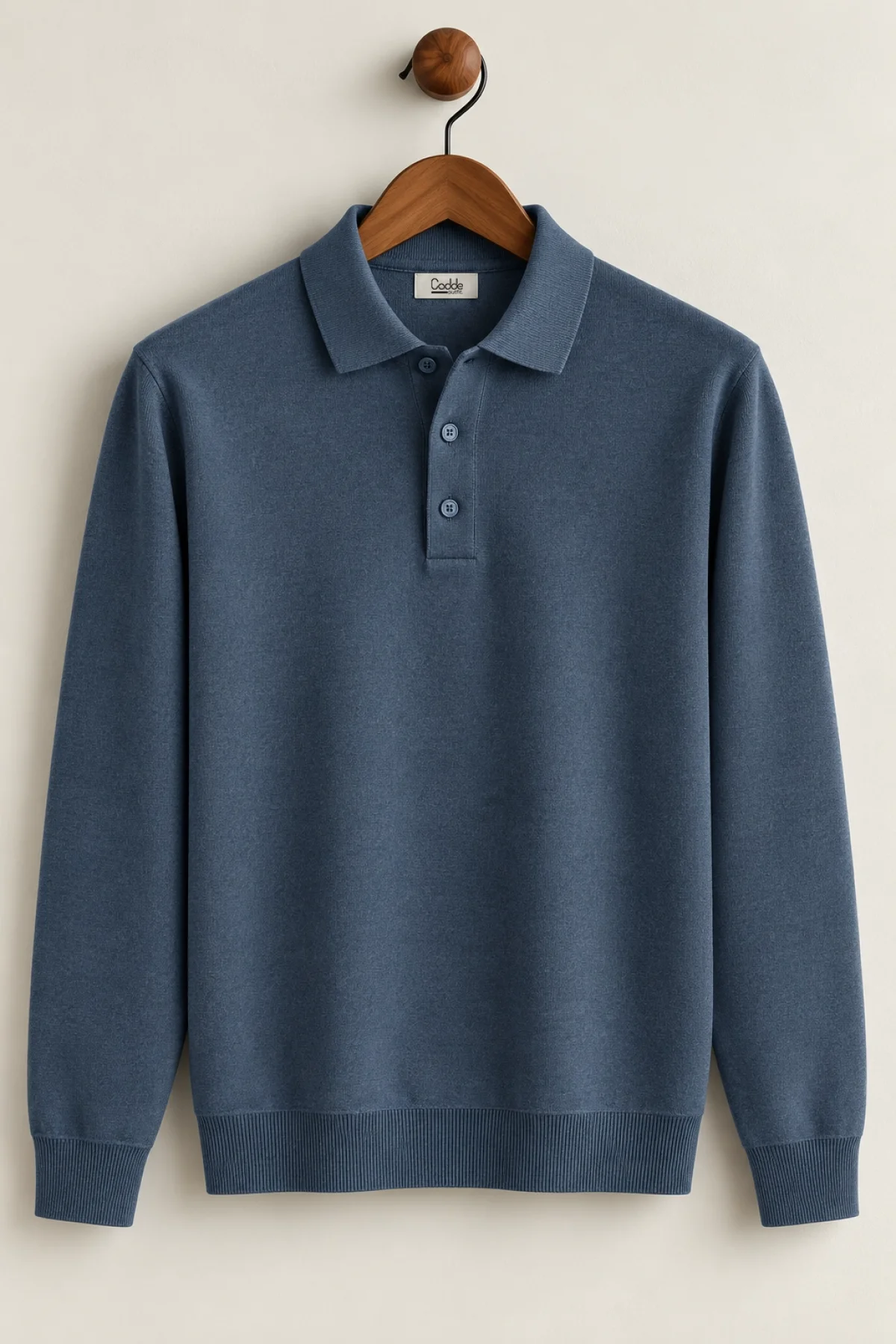 Erkek Polo Yaka Kazak İndigo Cd111