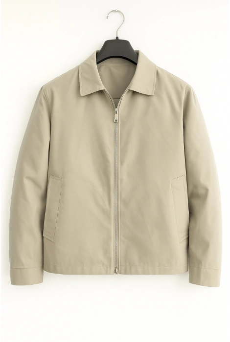 Erkek Oversize Trenç Ceket Haki Cd105