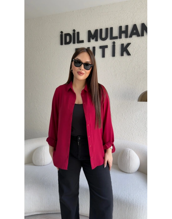 Kırmızı Salaş Gömlek