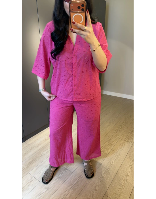 Pembe Pamuk Fisto Premium Takım