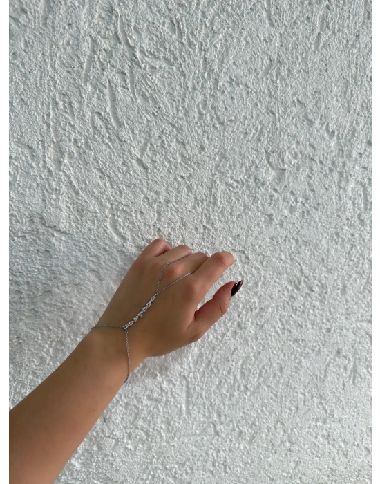 Silver Damla Taşlı Şahmeran