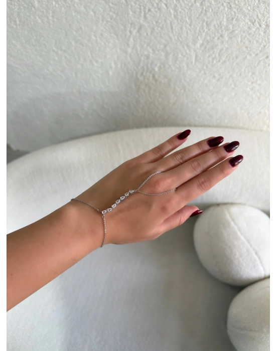 Silver Damla Taşlı Şahmeran