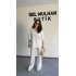 Beyaz Oysh Kumaş V Yaka Salaş Takım