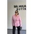 Pembe Şık Kesim Kuşaklı Gömlek