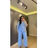 Bebe Mavi Pamuk Fisto Premium Takım