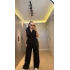 Siyah Premium Blazer Yelek Takım