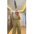 Fıstık Yeşil Premium Blazer Yelek Takım