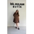 Acı Kahve Gömlek Elbise