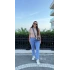 Buz Mavisi Likralı Jean