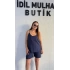 Lacivert Askılı Şortlu Tensel Takım