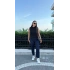 Lacivert Likralı Jean