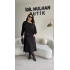 Siyah Oysh Kumaş İkili Elbise