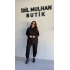 Siyah Oysh Kumaş Pis Kesim Salaş Takım