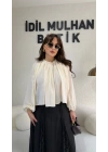 Ekru Premium Tasarım Bluz