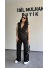Siyah Zr Model Yelek Pantolon Takım