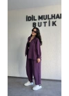 Mürdüm Gömlekli Tensel Takım