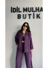 Mürdüm Gömlekli Tensel Takım