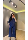 Lacivert Pamuk Fisto Premium Takım