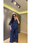 Lacivert Pamuk Fisto Premium Takım