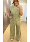 Fıstık Yeşil Premium Blazer Yelek Takım