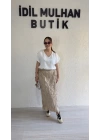 Bej Kraş Etek