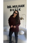 Bordo Orj Marka Oversize Kazak