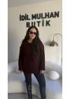 Bordo Orj Marka Oversize Kazak
