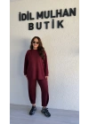 Bordo Oysh Kumaş Pis Kesim Salaş Takım