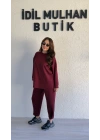Bordo Oysh Kumaş Pis Kesim Salaş Takım