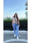 Buz Mavisi Likralı Jean