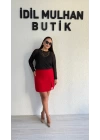 Kırmızı Şort Etek