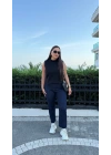 Lacivert Likralı Jean