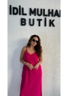 Pembe Askılı Elbise
