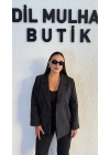 Premium Taş Detaylı Blazer Ceket