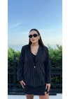 Premium Taş Detaylı Blazer Ceket