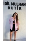 Pudra Pembe Tensel Gömlek