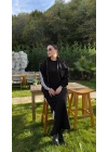 Siyah Ceketli Elbise Takım