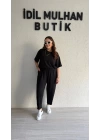 Siyah Kısa Kol Modal Takım