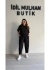 Siyah Kısa Kol Modal Takım