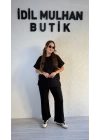 Siyah Kısa Kollu Günlük Takım
