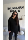 Siyah Marka Oversize Kazak
