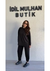 Siyah Oysh Kumaş Pis Kesim Salaş Takım