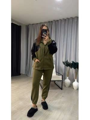 3 İplik Haki Premium Takım