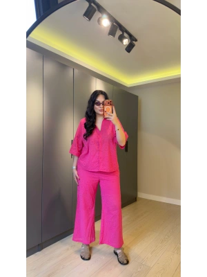 Pembe Pamuk Fisto Premium Takım