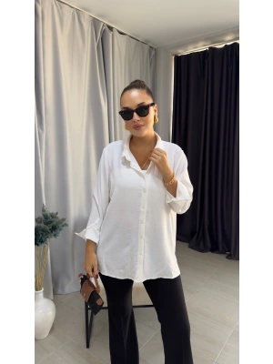 Beyaz Tensel Gömlek