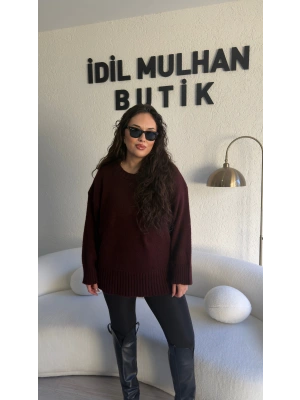 Bordo Orj Marka Oversize Kazak