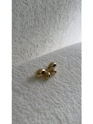 Çelik Gold Damla Küpe